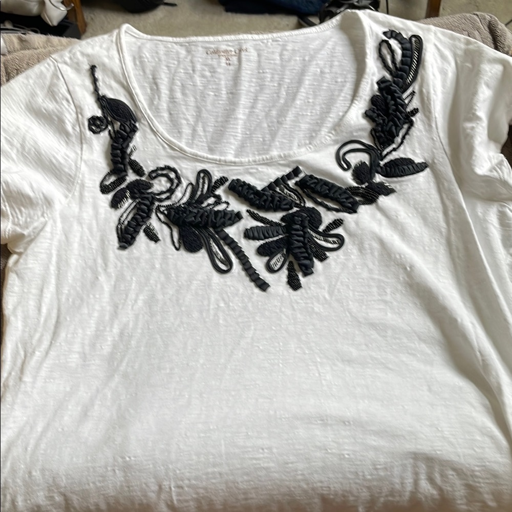 Goldwater Creek White Top XL